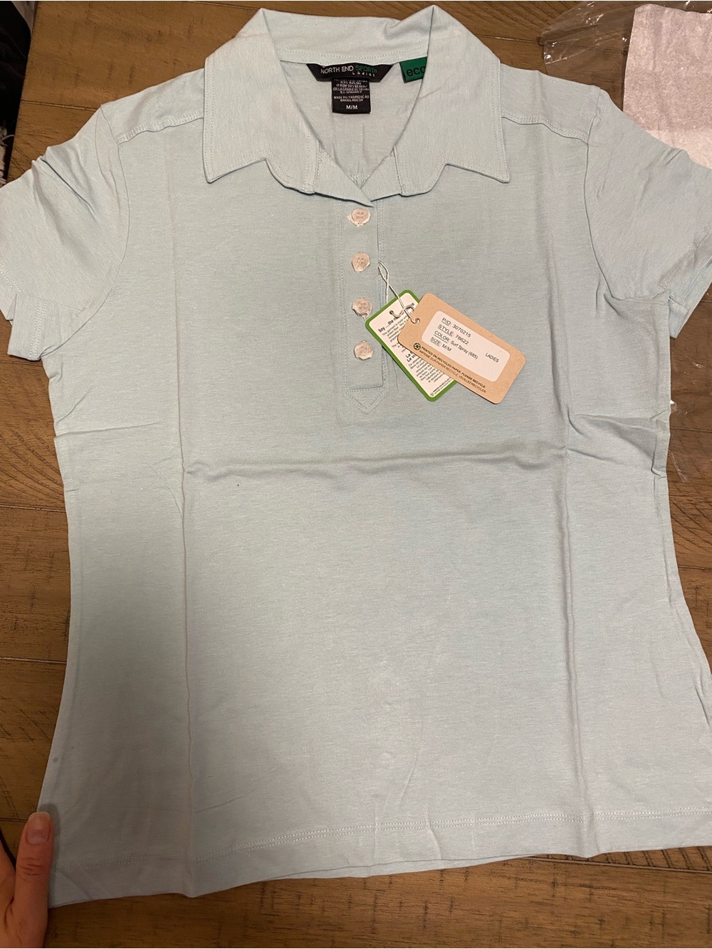 North End Light Blue Polo Shirt